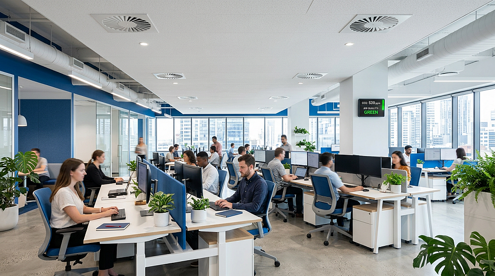 Вентиляция офиса: как CO₂ влияет на продуктивность и что с этим делать