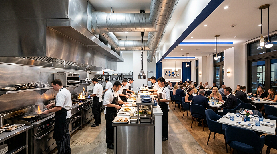 Вентиляция ресторана и кафе: нормы, кухонная вытяжка, комфорт гостей