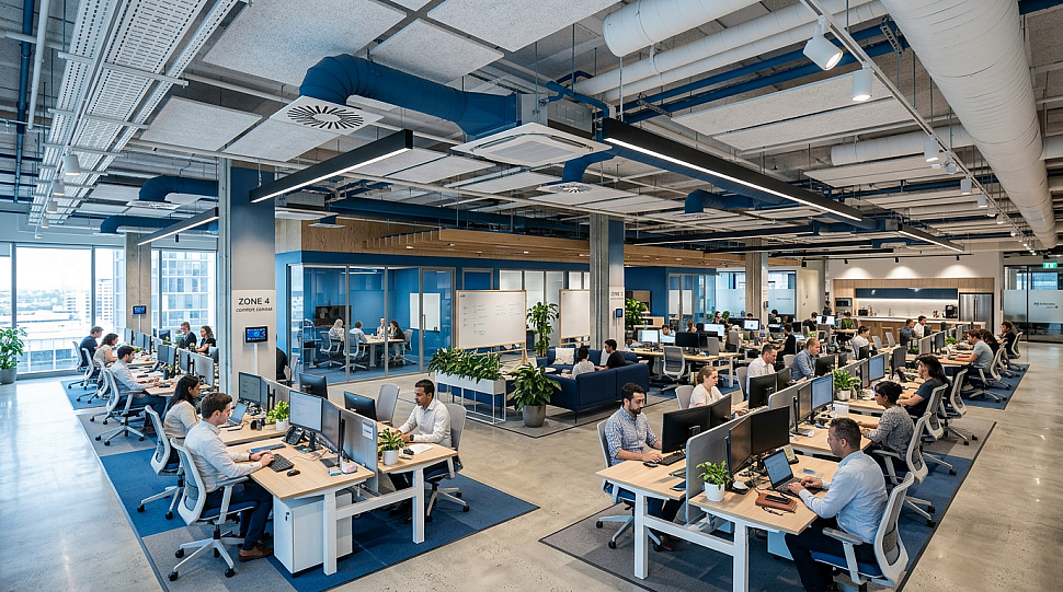 Кейс: вентиляция офиса IT-компании 800 м² с VAV-управлением