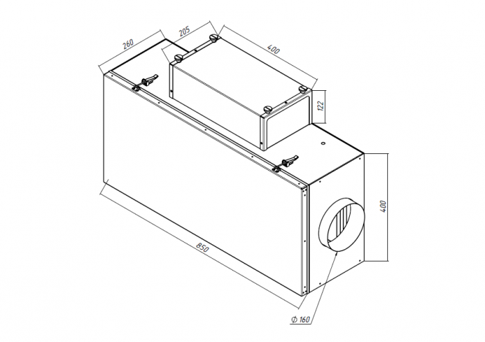 Приточная установка Alasca P500ECE