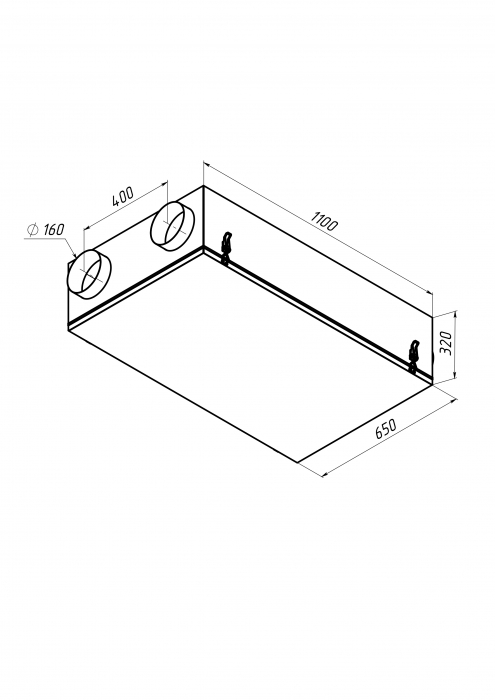 Приточно-вытяжная установка с рекуперацией тепла Alasca RR500F EC