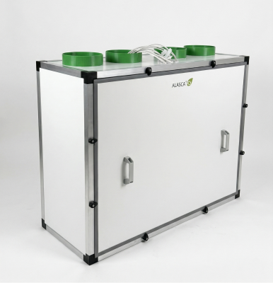 Приточно-вытяжная установка с рекуперацией тепла Alasca R300V EC