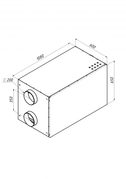 Приточно-вытяжная установка с рекуперацией тепла Alasca RR700H EC