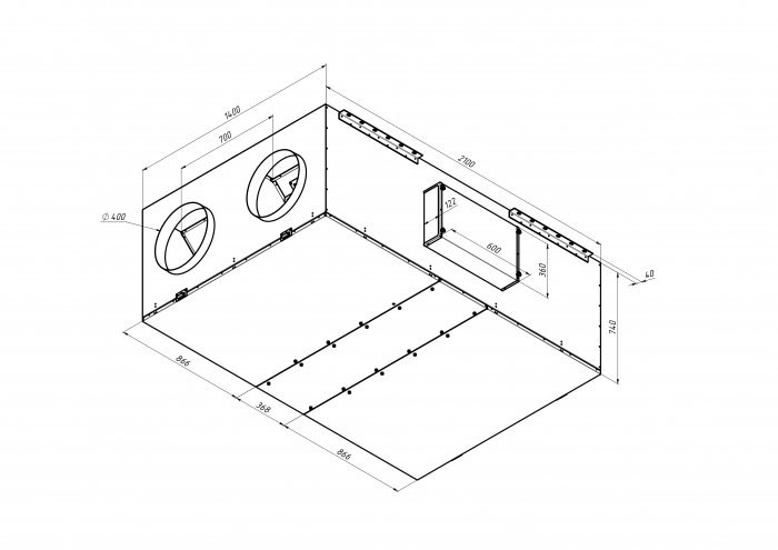 Приточно-вытяжная установка с рекуперацией тепла Alasca RR3000F EC