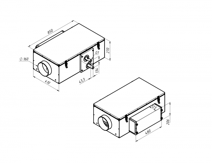 Приточная установка Alasca P500