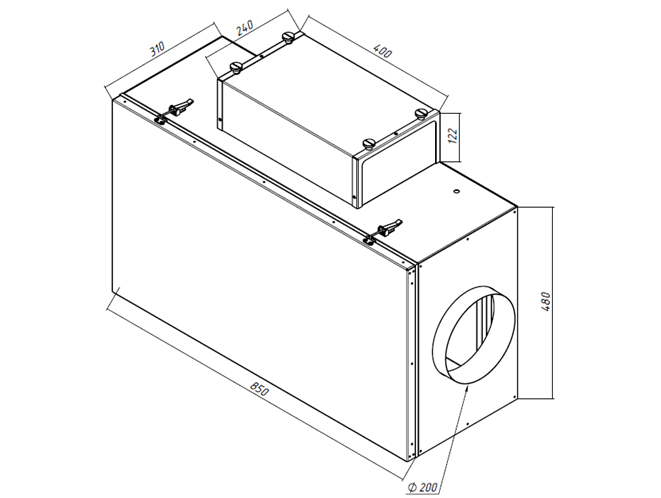 Приточная установка Alasca P700