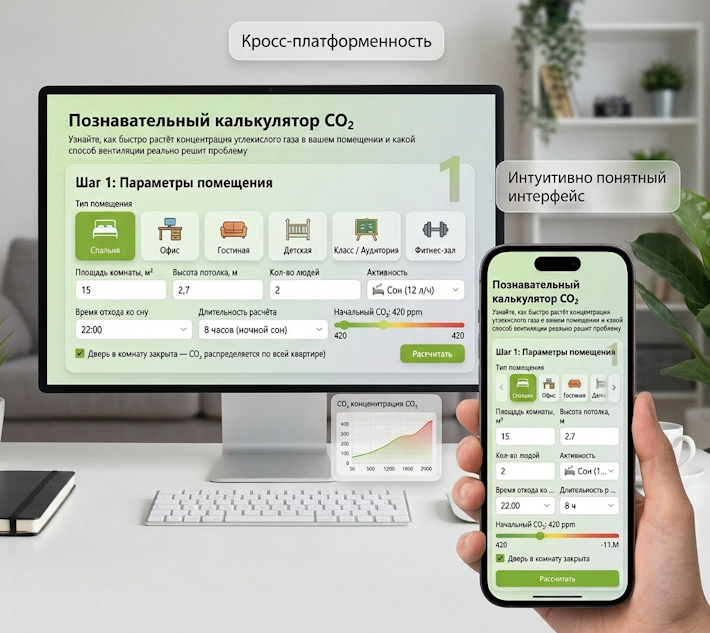 CO₂ калькулятор